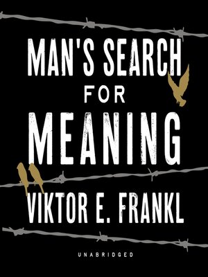 cover image of Man's Search for Meaning
